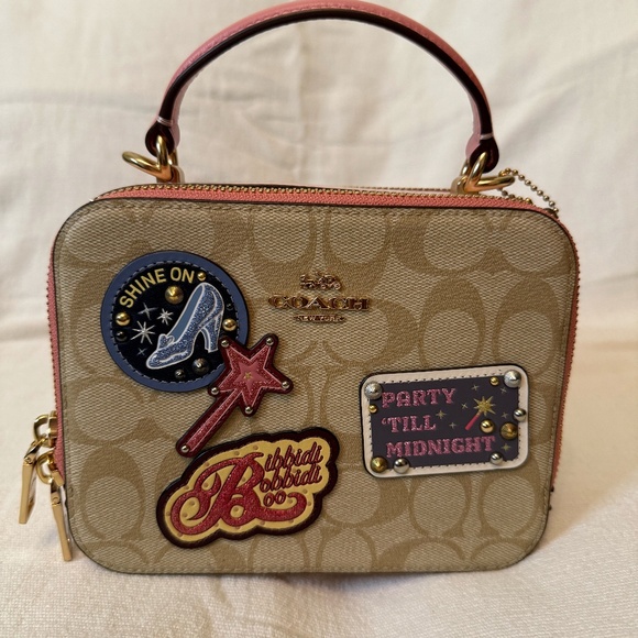 Coach Signature Disney Patches Box Bag - Picture 1 of 4